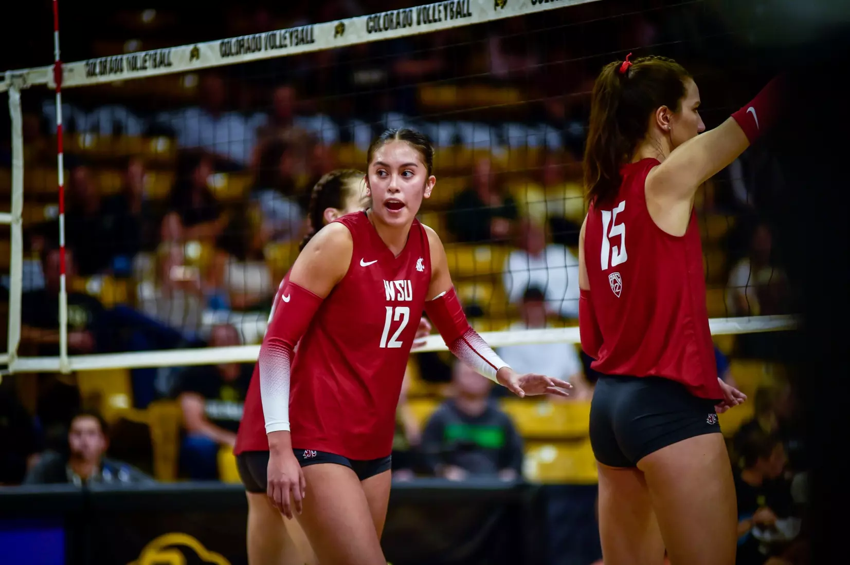 Washington State fell in four sets on the road at Colorado on Friday, October 14, 2022, at the CU Events Center.