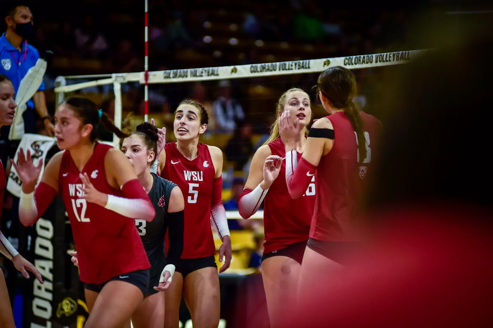 Washington State fell in four sets on the road at Colorado on Friday, October 14, 2022, at the CU Events Center.