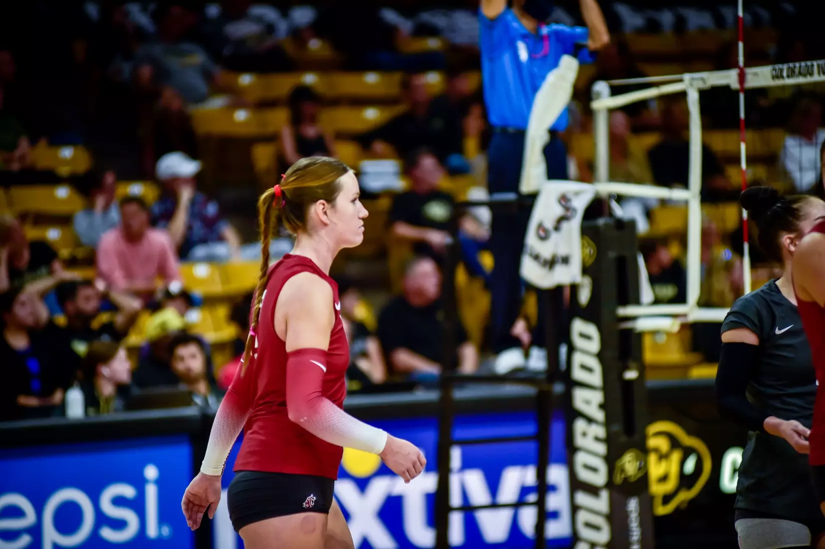 Washington State fell in four sets on the road at Colorado on Friday, October 14, 2022, at the CU Events Center.