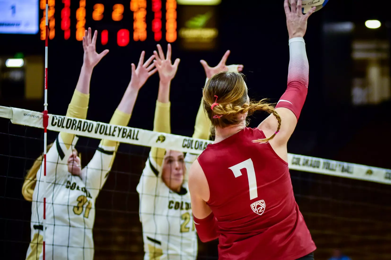 Washington State fell in four sets on the road at Colorado on Friday, October 14, 2022, at the CU Events Center.