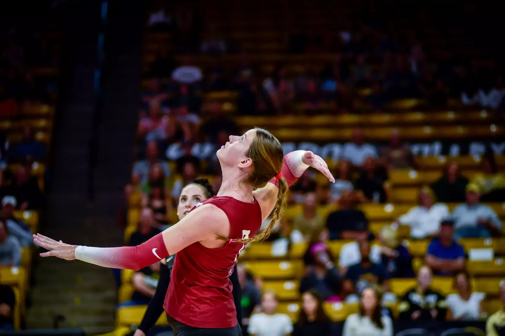 Washington State fell in four sets on the road at Colorado on Friday, October 14, 2022, at the CU Events Center.