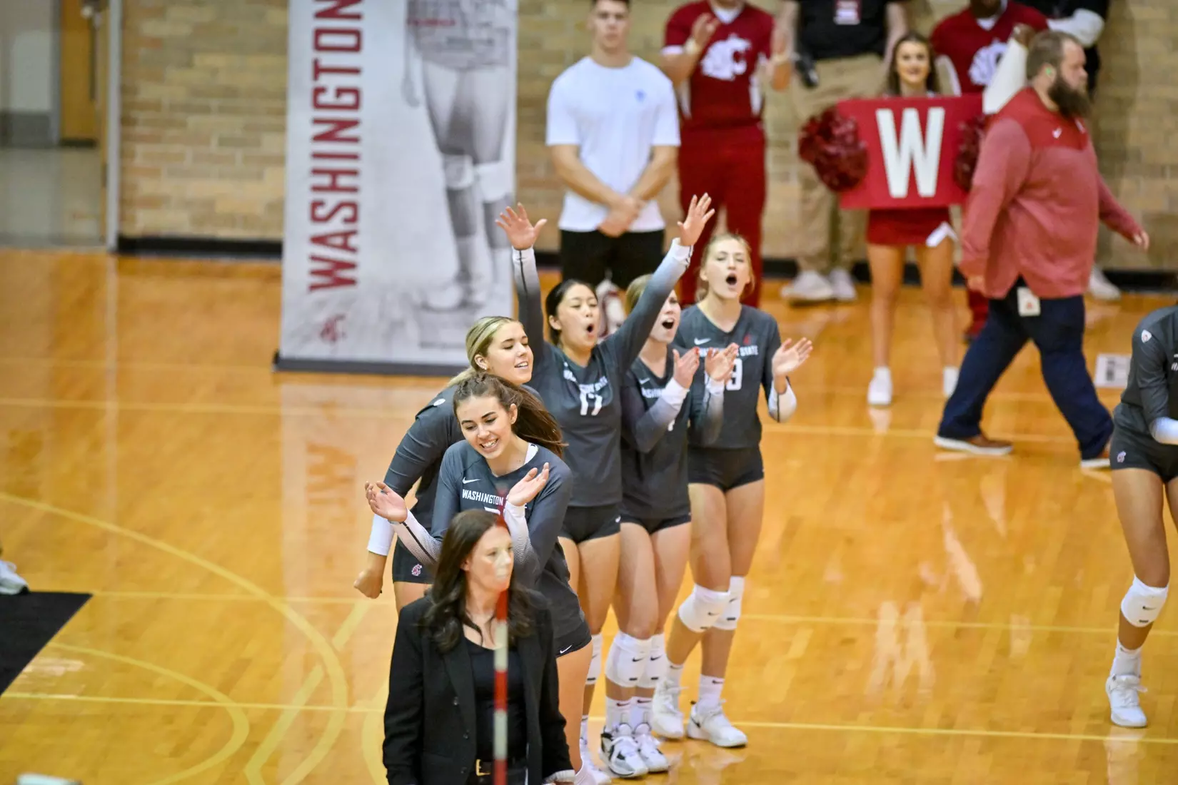 Washington State volleyball fell, 3-0, to eighth-ranked Stanford on Friday, Oct. 28, 2022, in Bohler Gym.