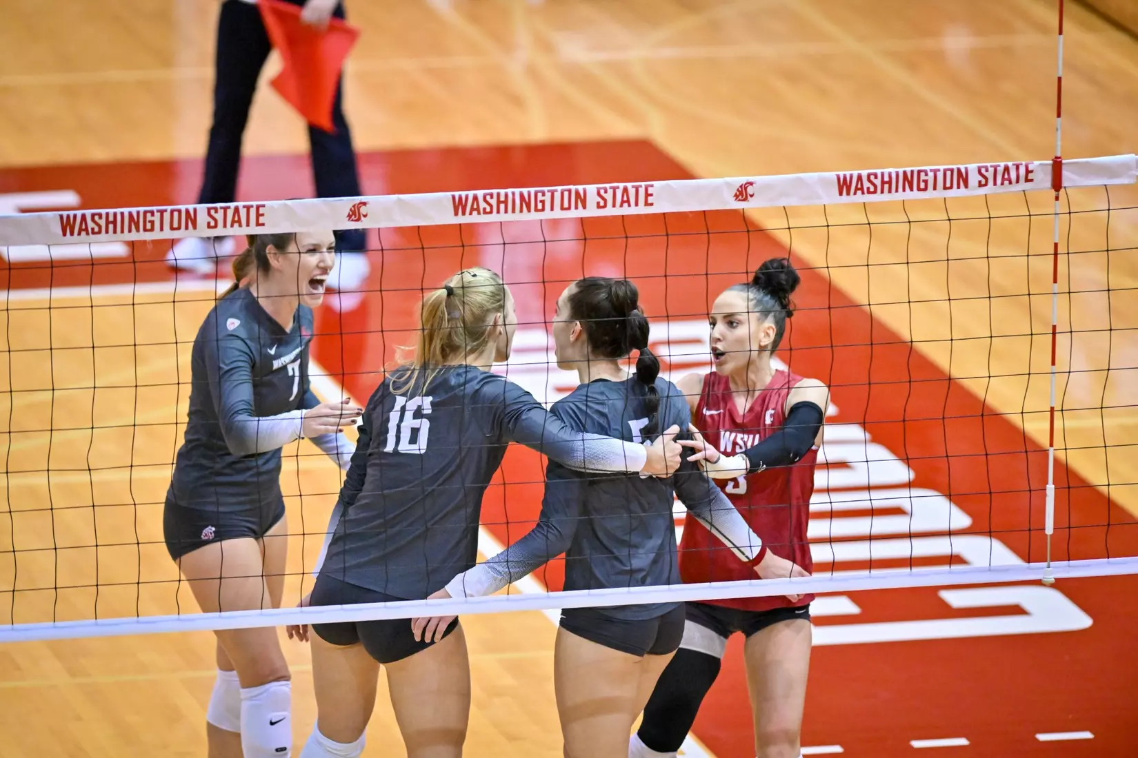 Washington State volleyball fell, 3-0, to eighth-ranked Stanford on Friday, Oct. 28, 2022, in Bohler Gym.