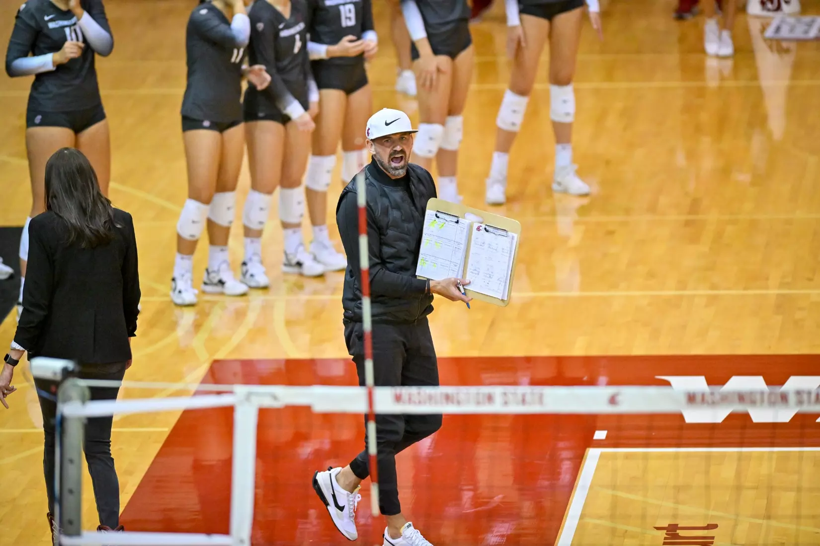 Washington State volleyball fell, 3-0, to eighth-ranked Stanford on Friday, Oct. 28, 2022, in Bohler Gym.