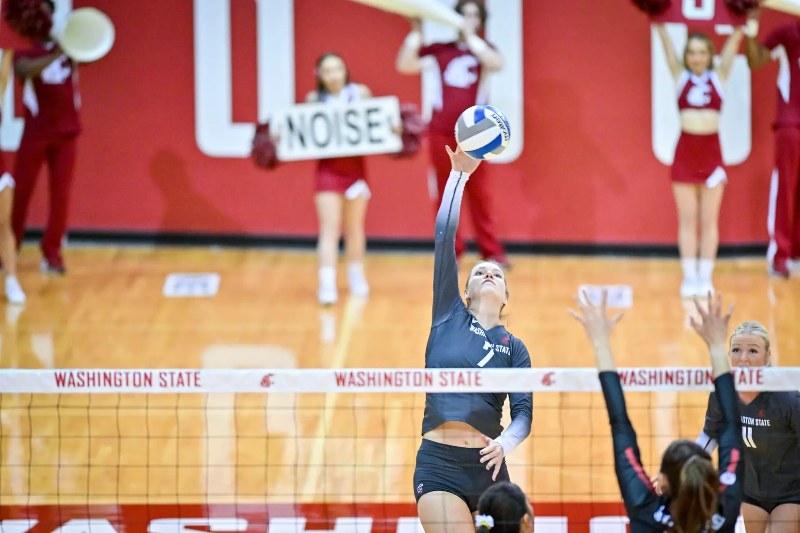 Washington State volleyball fell, 3-0, to eighth-ranked Stanford on Friday, Oct. 28, 2022, in Bohler Gym.