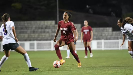 Washington State versus Portland during the Cougars 0-0 tie with the Pilots in a womenÕs NCAA college soccer match, Thursday, Aug. 25, 2022, at Lower Soccer Field in Pullman, Wash.