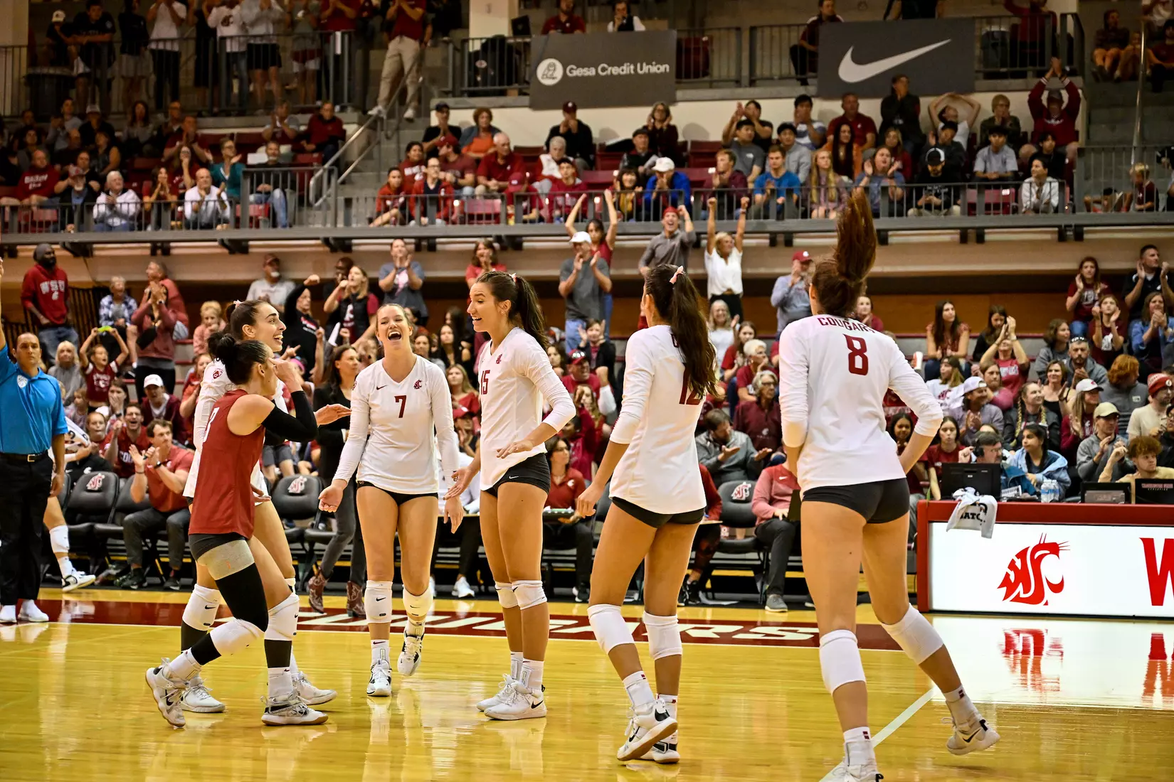 WSU defeats No. 12 Oregon, 3-0, on Oct. 7, 2022, at Bohler Gym