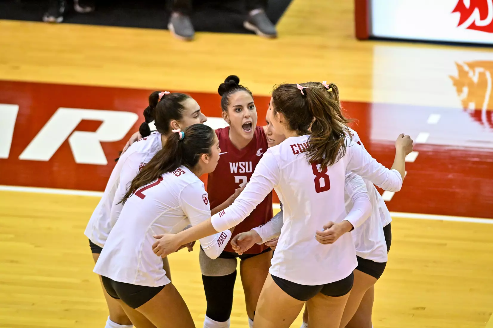 WSU defeats No. 12 Oregon, 3-0, on Oct. 7, 2022, at Bohler Gym