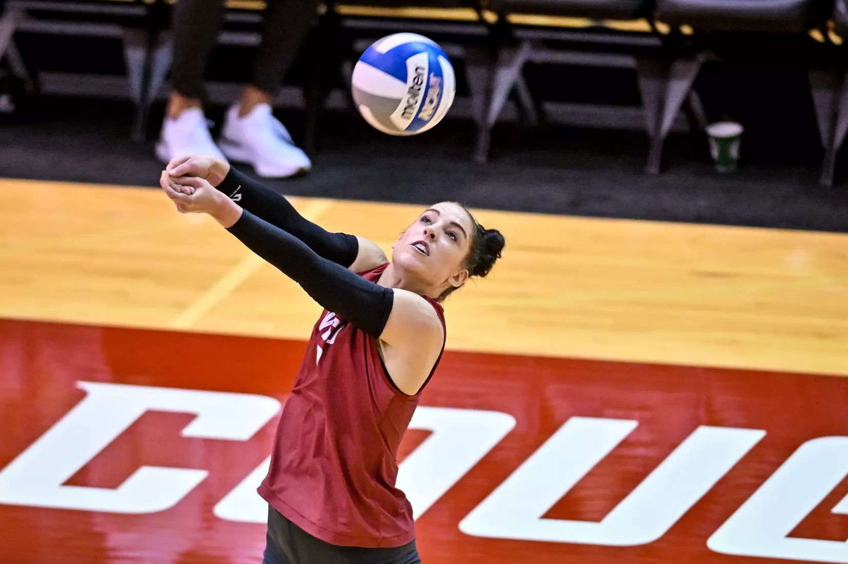 WSU defeats No. 12 Oregon, 3-0, on Oct. 7, 2022, at Bohler Gym