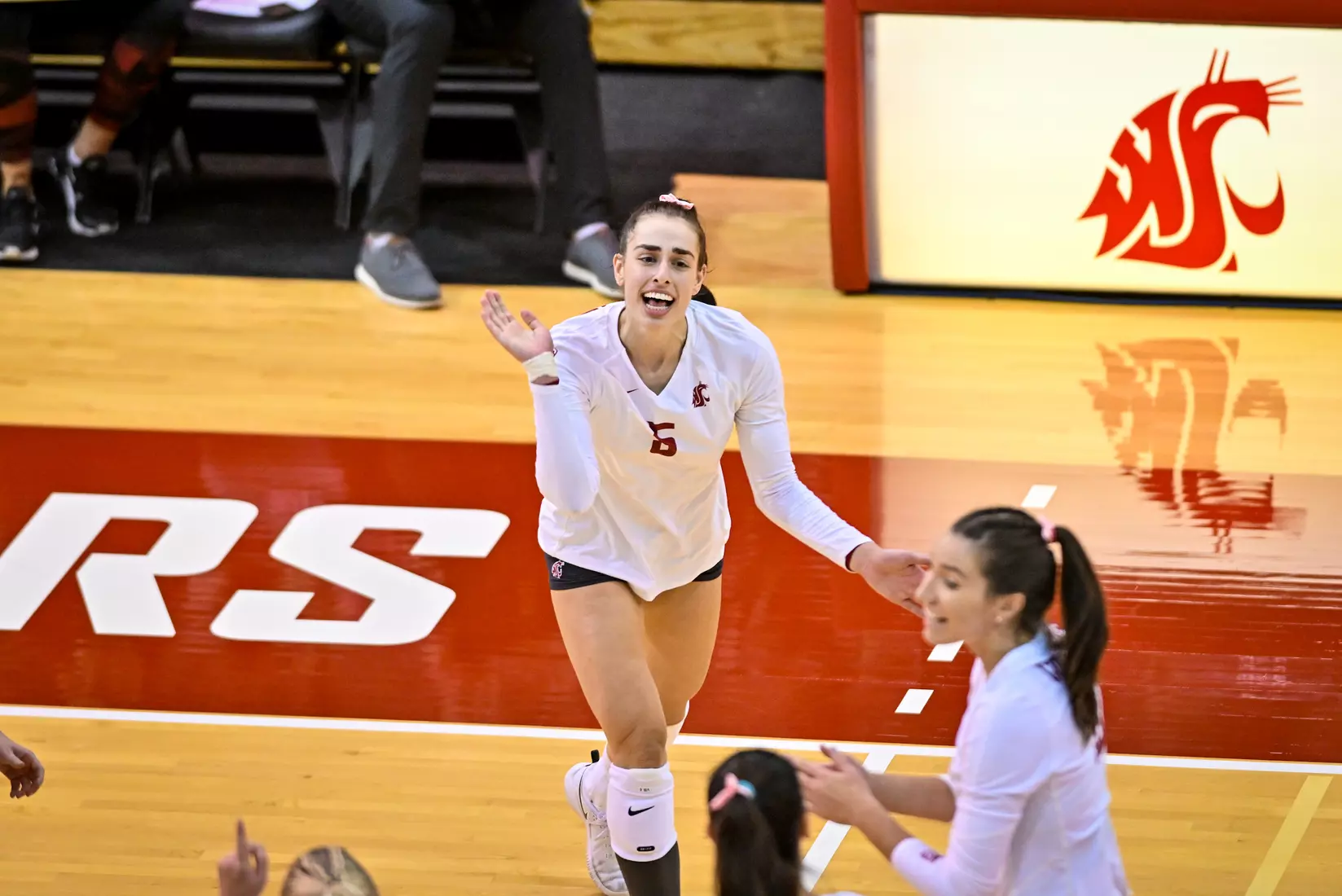 WSU defeats No. 12 Oregon, 3-0, on Oct. 7, 2022, at Bohler Gym