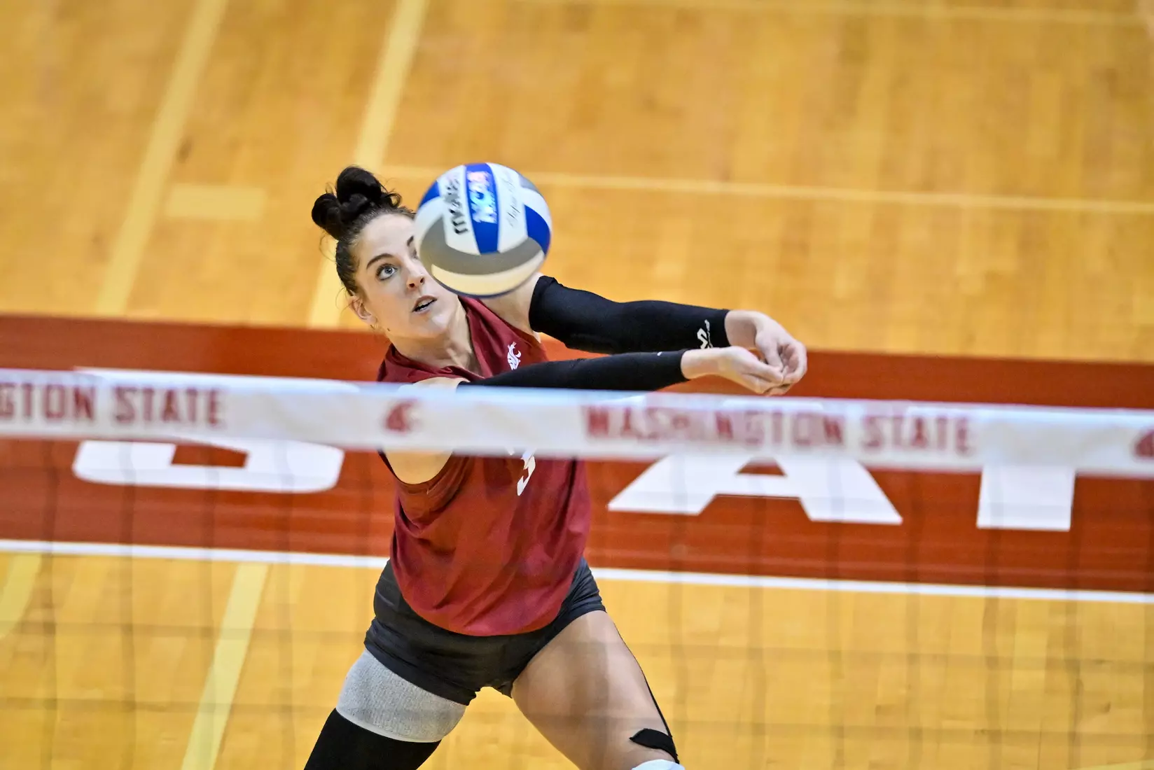 WSU defeats No. 12 Oregon, 3-0, on Oct. 7, 2022, at Bohler Gym