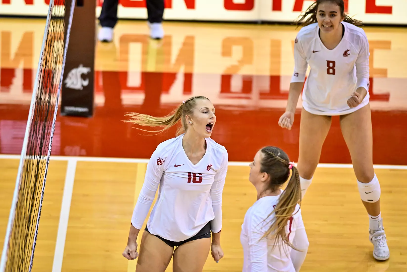 WSU defeats No. 12 Oregon, 3-0, on Oct. 7, 2022, at Bohler Gym