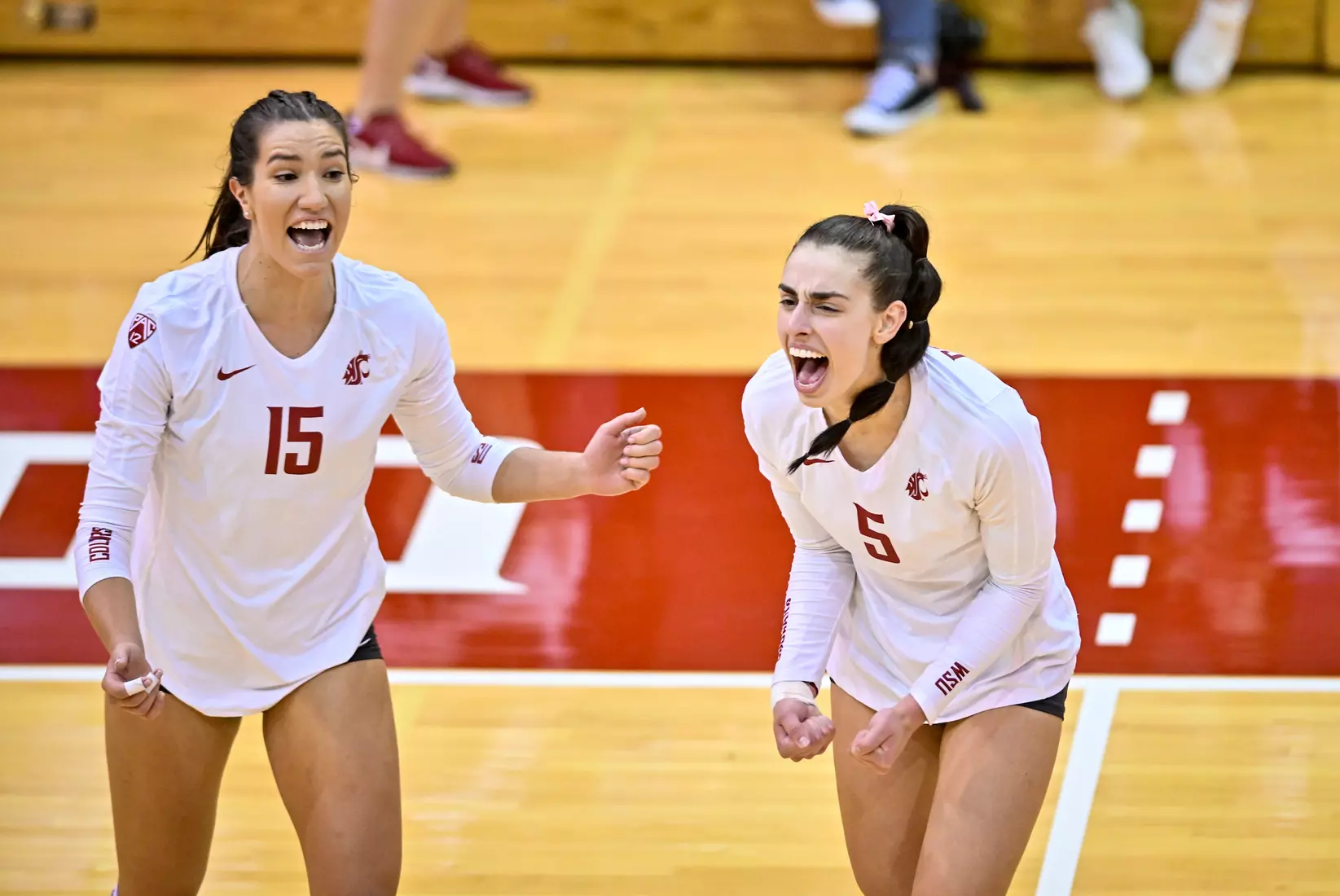 WSU defeats No. 12 Oregon, 3-0, on Oct. 7, 2022, at Bohler Gym