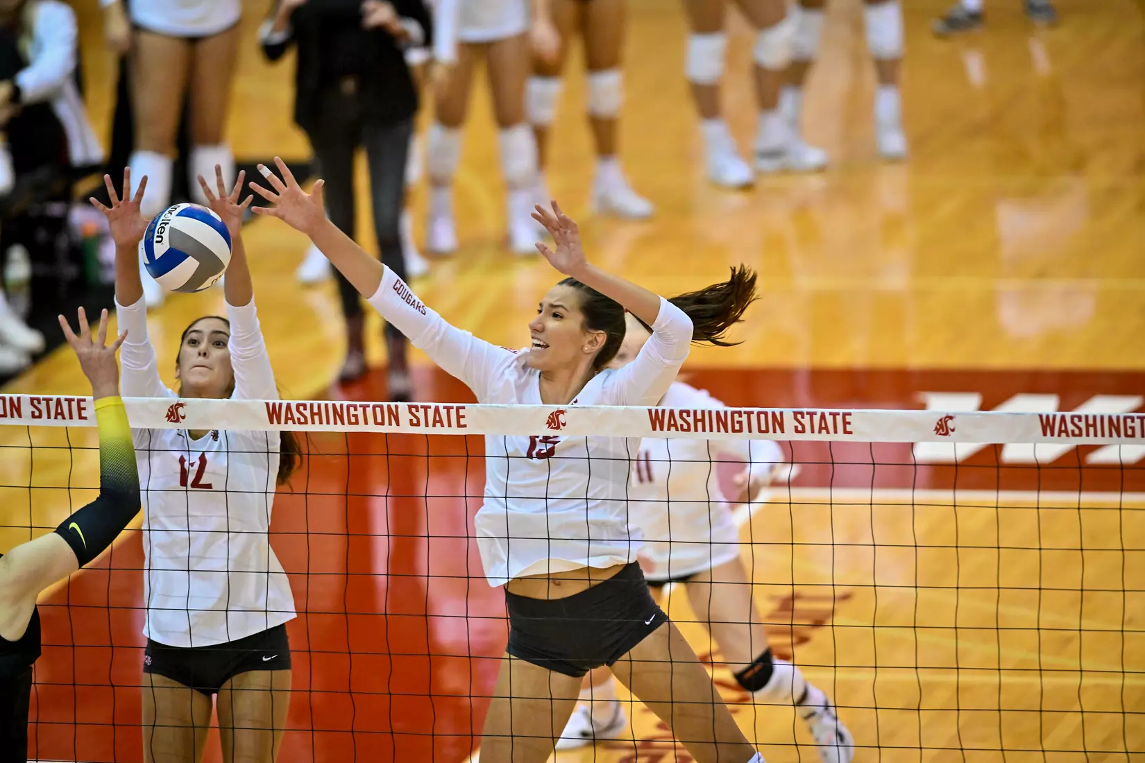 WSU defeats No. 12 Oregon, 3-0, on Oct. 7, 2022, at Bohler Gym