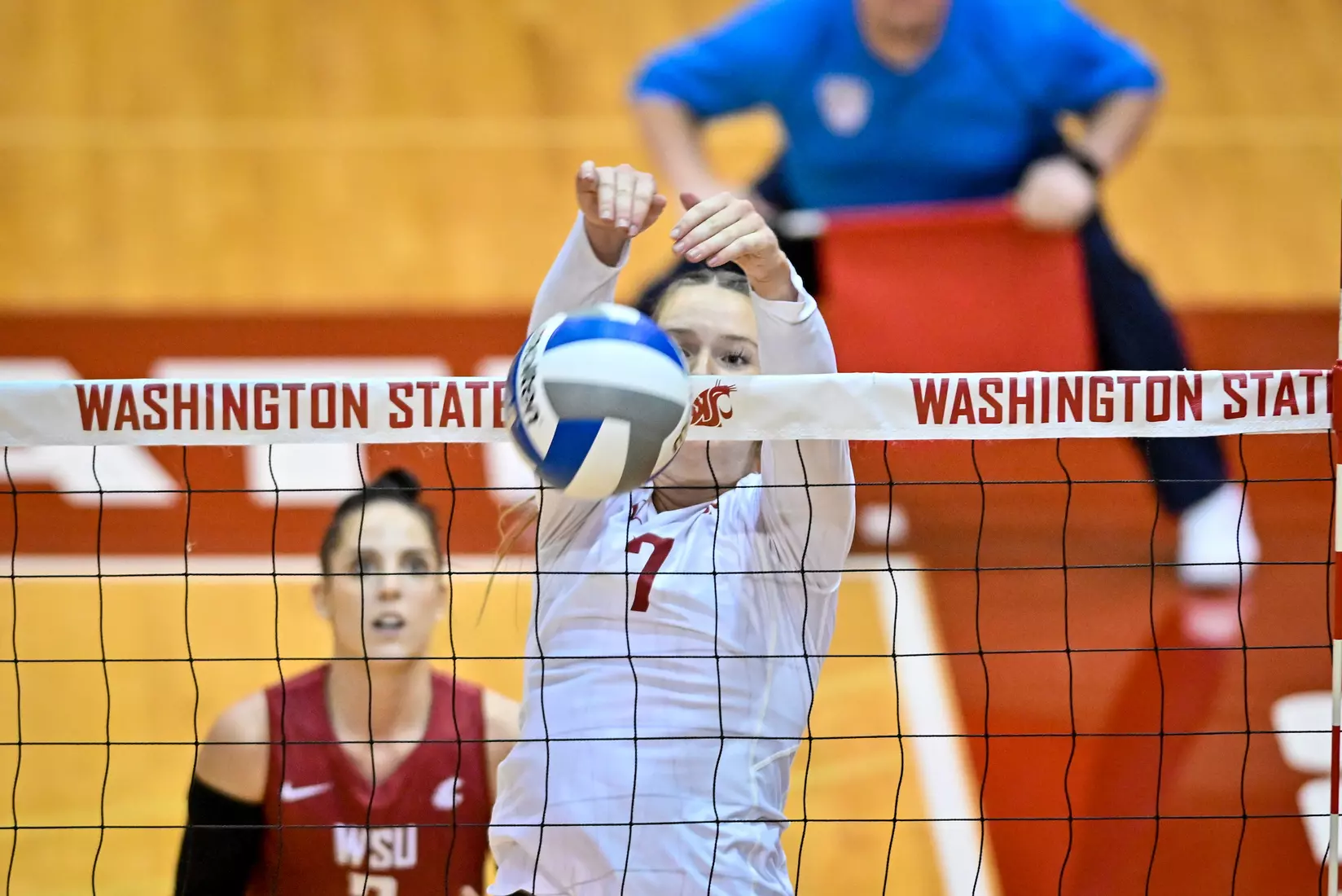 WSU defeats No. 12 Oregon, 3-0, on Oct. 7, 2022, at Bohler Gym