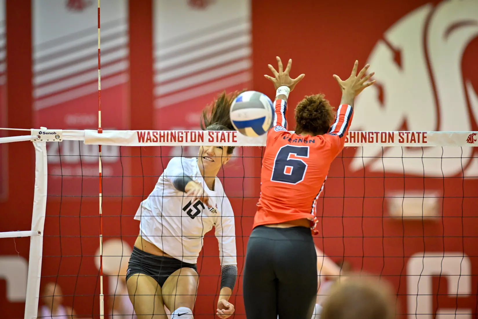 Washington State defeated Oregon State, 3-0, on Sunday, Oct. 9, in Bohler Gym.
