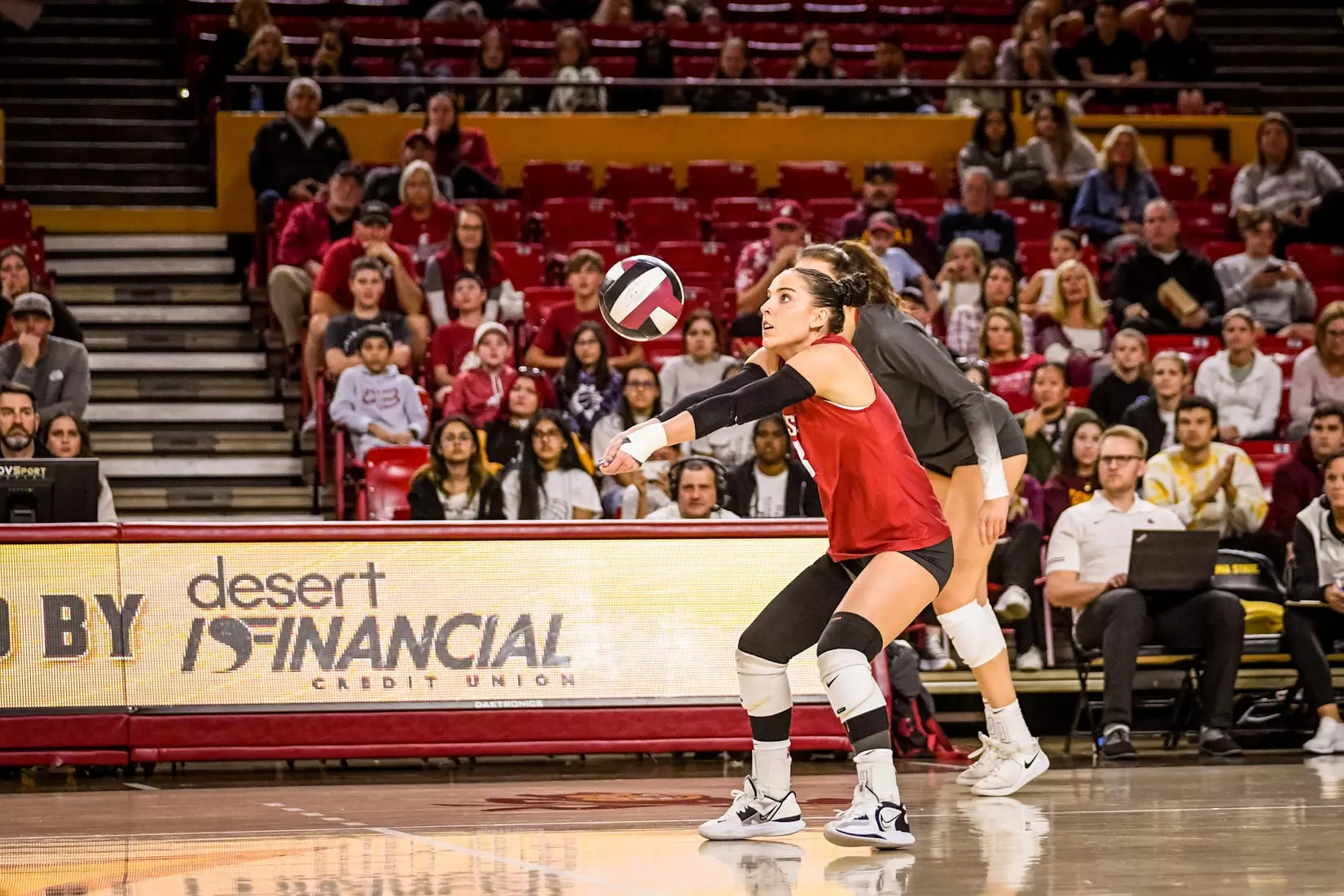Washington State volleyball defeated Arizona State, 3-0, on Friday, Nov. 11, 2022, at Desert Financial Arena in Tempe, Ariz.