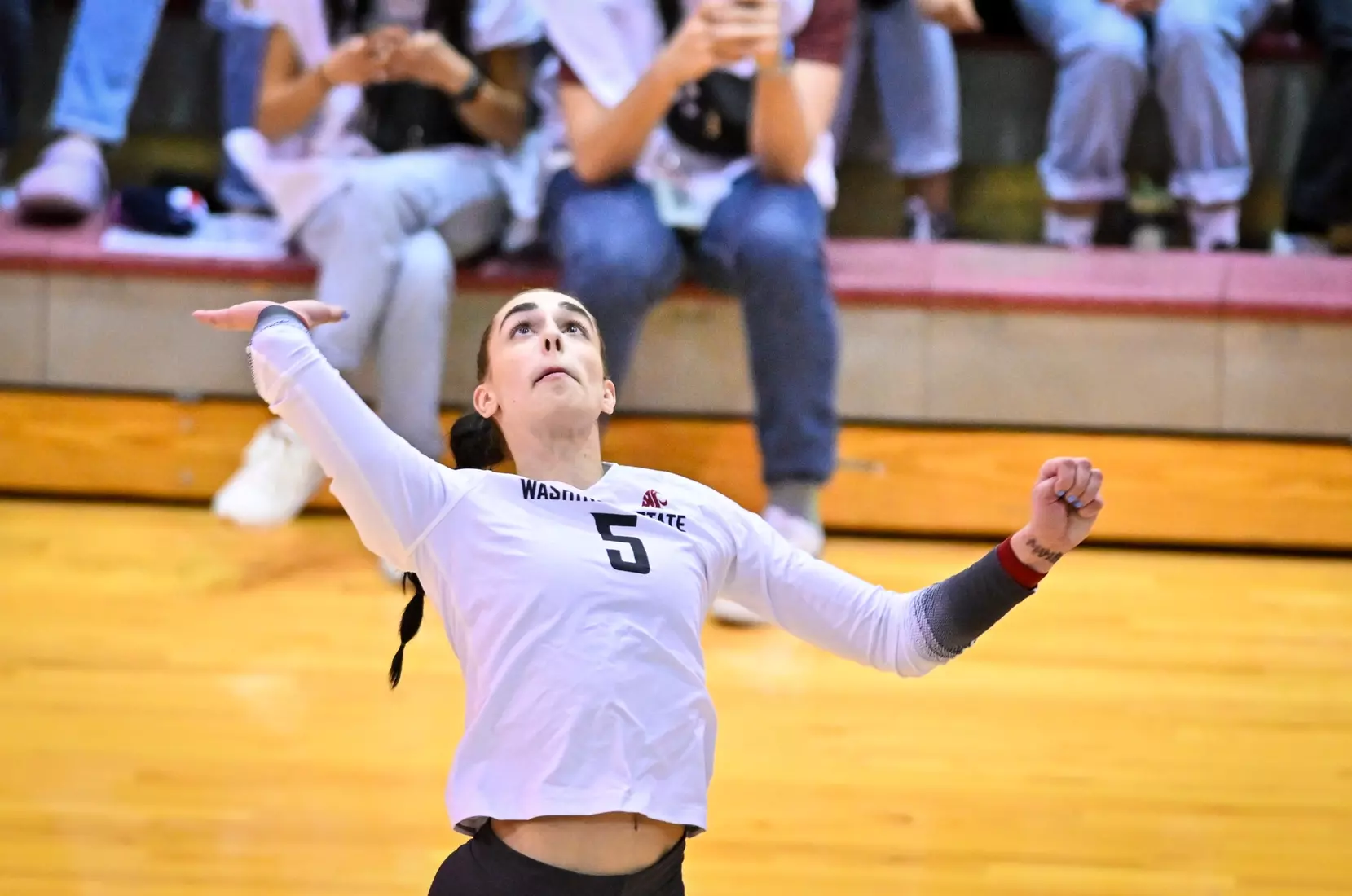 Washington State volleyball defeated Utah, 3-0 (25-20, 25-12, 25-18) on Friday, Nov. 18, 2022 in Bohler Gym.