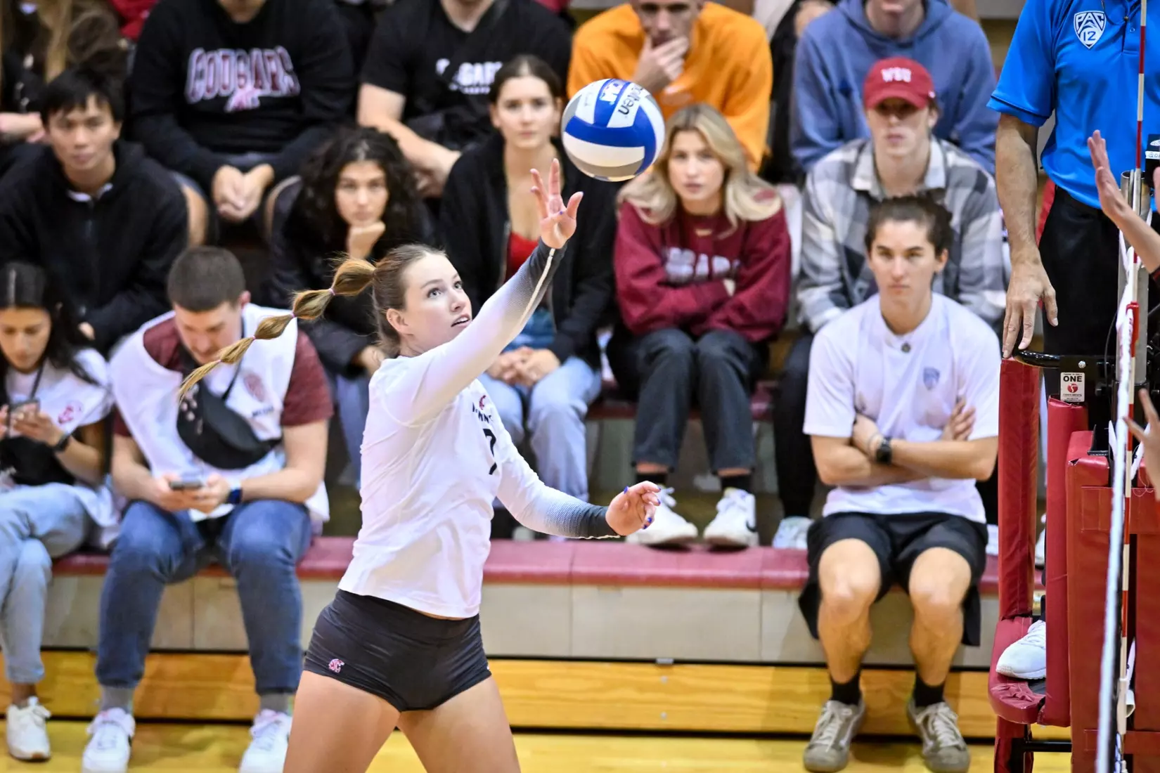 Washington State volleyball defeated Utah, 3-0 (25-20, 25-12, 25-18) on Friday, Nov. 18, 2022 in Bohler Gym.
