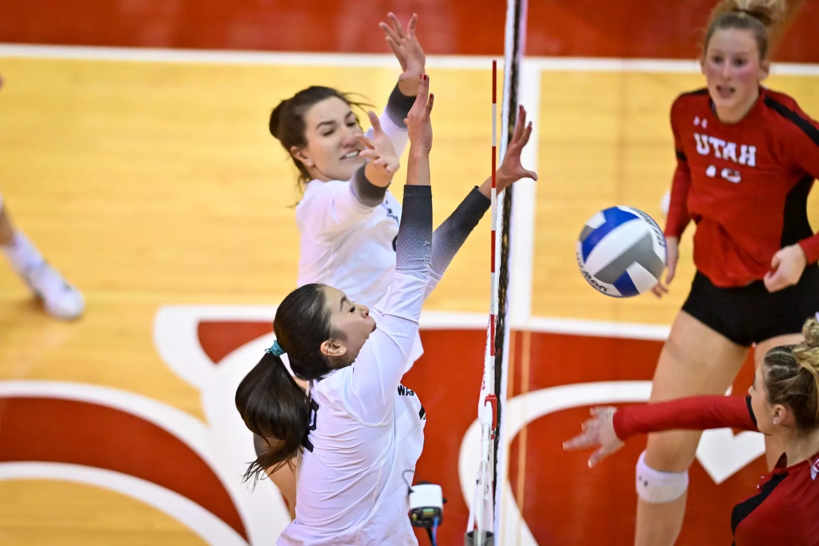 Washington State volleyball defeated Utah, 3-0 (25-20, 25-12, 25-18) on Friday, Nov. 18, 2022 in Bohler Gym.