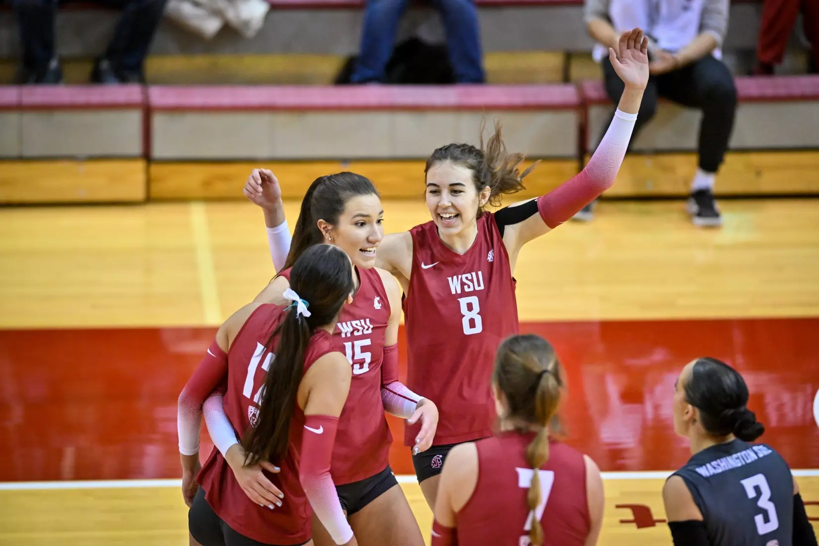 25th-ranked Washington State volleyball defeated Colorado, 3-1, on Sunday, Nov. 20, 2022, in Bohler Gym.