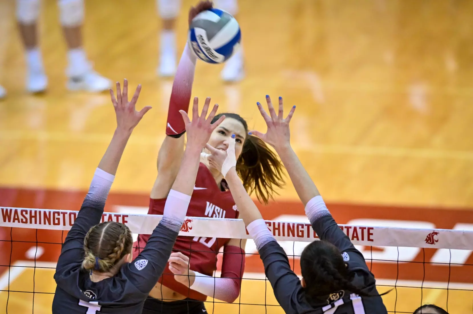 25th-ranked Washington State volleyball defeated Colorado, 3-1, on Sunday, Nov. 20, 2022, in Bohler Gym.