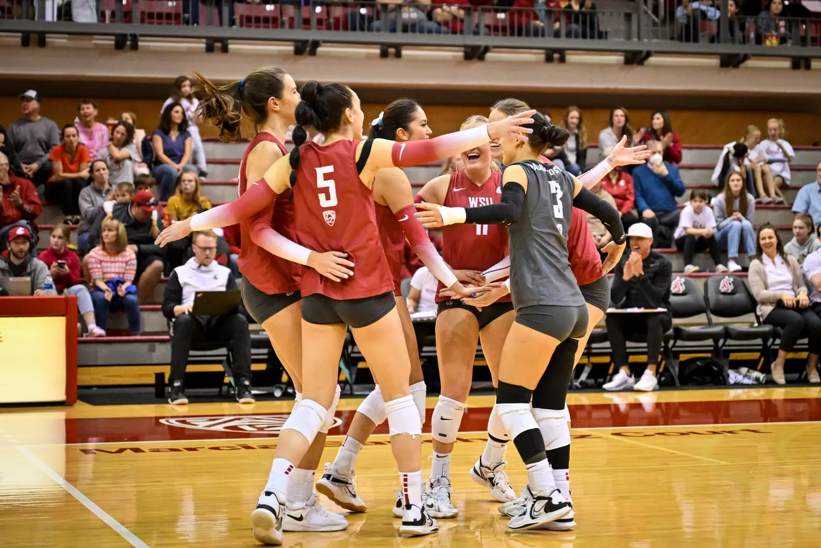 25th-ranked Washington State volleyball defeated Colorado, 3-1, on Sunday, Nov. 20, 2022, in Bohler Gym.