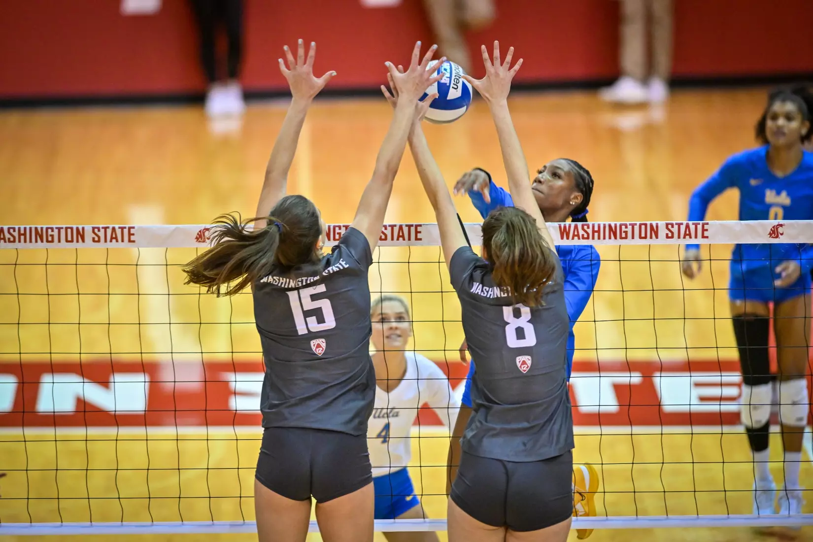 Washington State fell, 3-2, at the hands of UCLA on Tuesday, Nov. 22, 2022, in Bohler Gym.