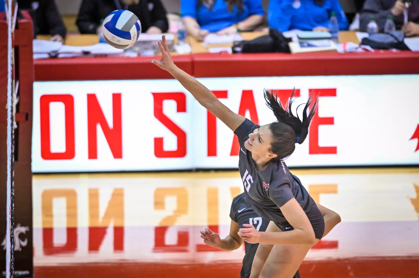 Washington State fell, 3-2, at the hands of UCLA on Tuesday, Nov. 22, 2022, in Bohler Gym.