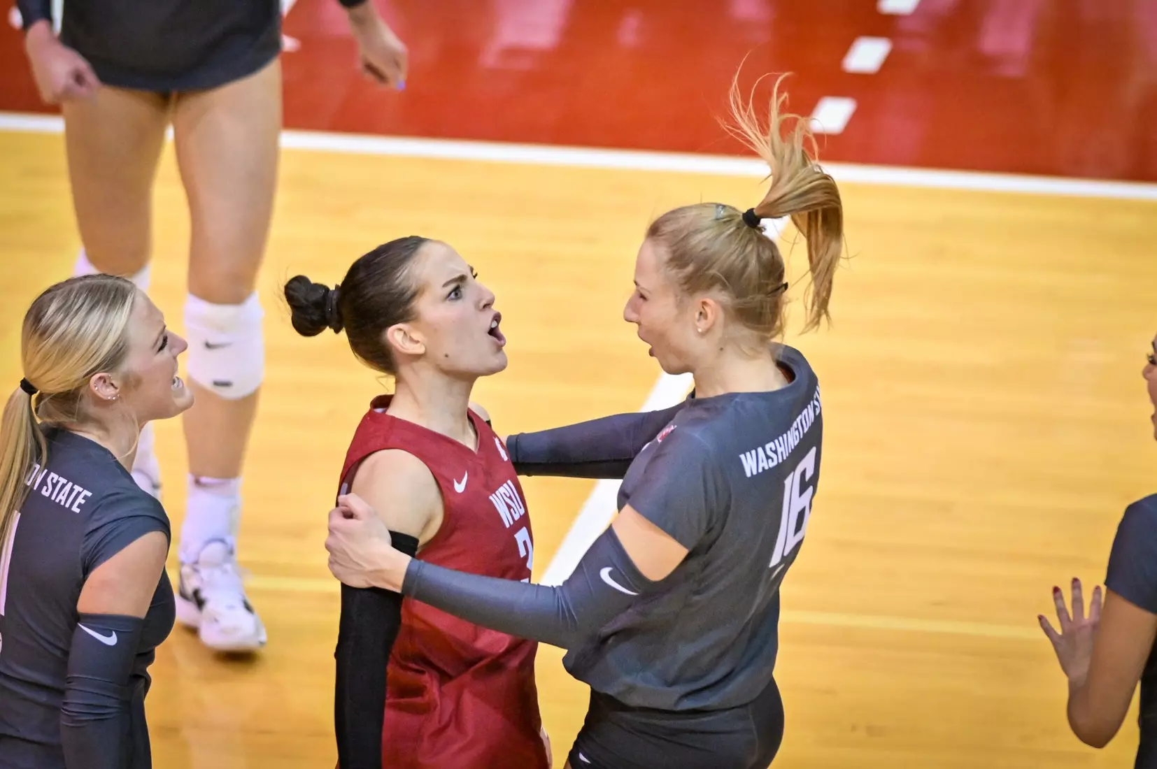 Washington State fell, 3-2, at the hands of UCLA on Tuesday, Nov. 22, 2022, in Bohler Gym.