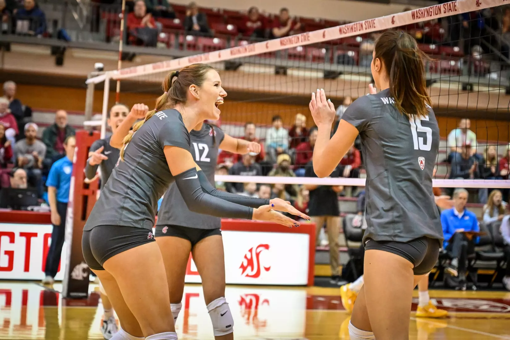 Washington State fell, 3-2, at the hands of UCLA on Tuesday, Nov. 22, 2022, in Bohler Gym.