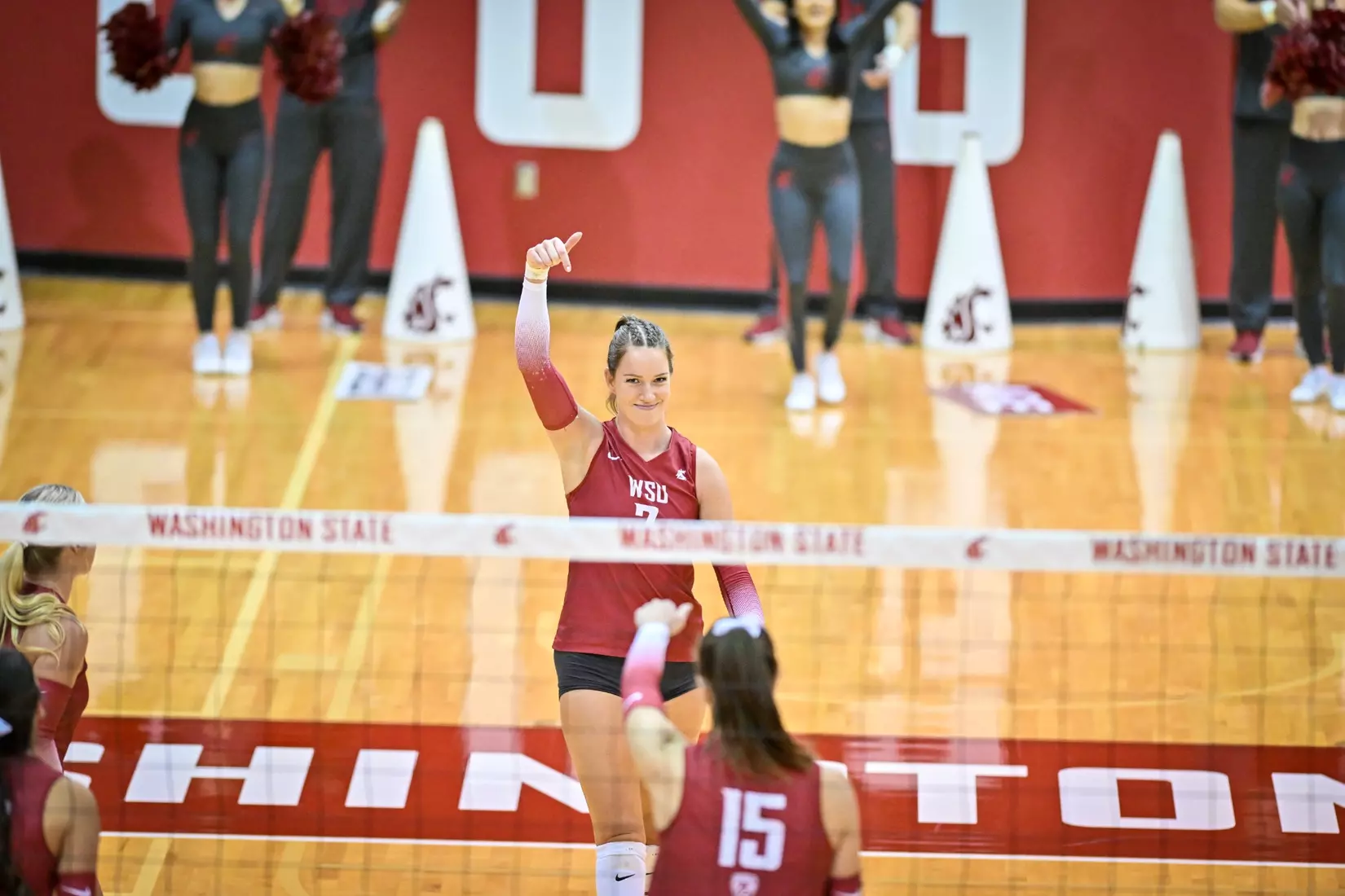 25th-ranked Washington State defeated 24th-ranked Washington, 3-0, on Friday, Nov. 25, 2022, in Bohler Gym.