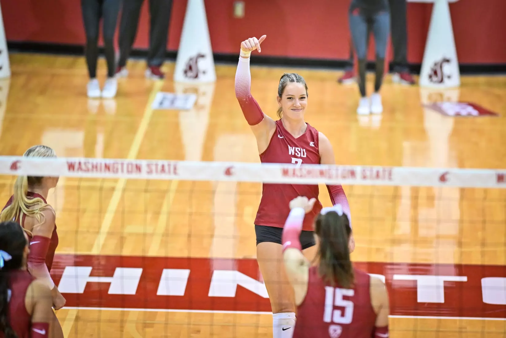 25th-ranked Washington State defeated 24th-ranked Washington, 3-0, on Friday, Nov. 25, 2022, in Bohler Gym.