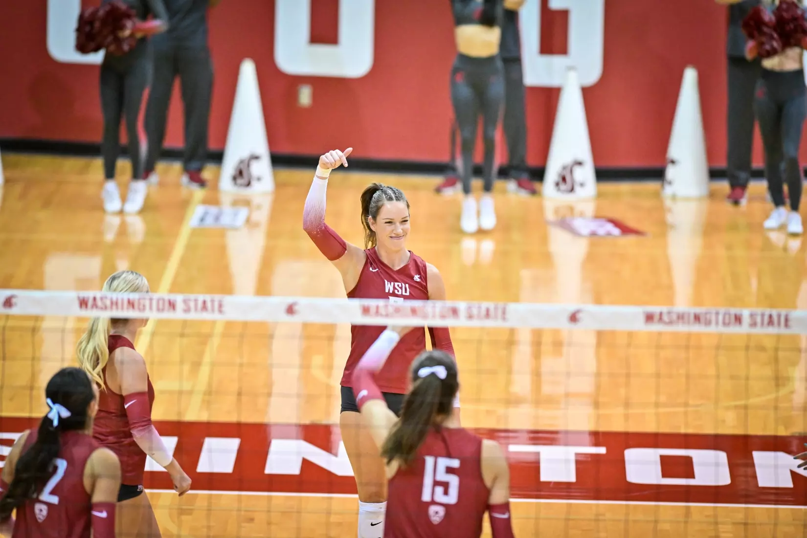 25th-ranked Washington State defeated 24th-ranked Washington, 3-0, on Friday, Nov. 25, 2022, in Bohler Gym.