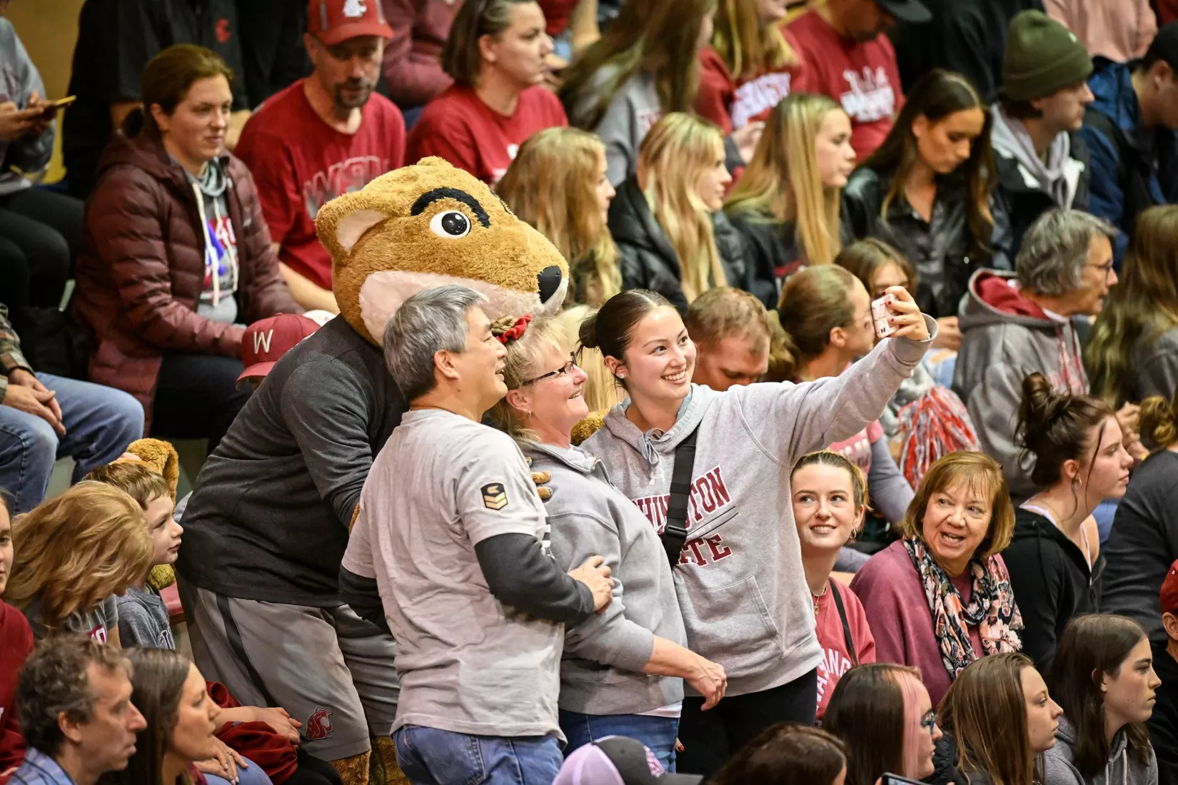25th-ranked Washington State defeated 24th-ranked Washington, 3-0, on Friday, Nov. 25, 2022, in Bohler Gym.