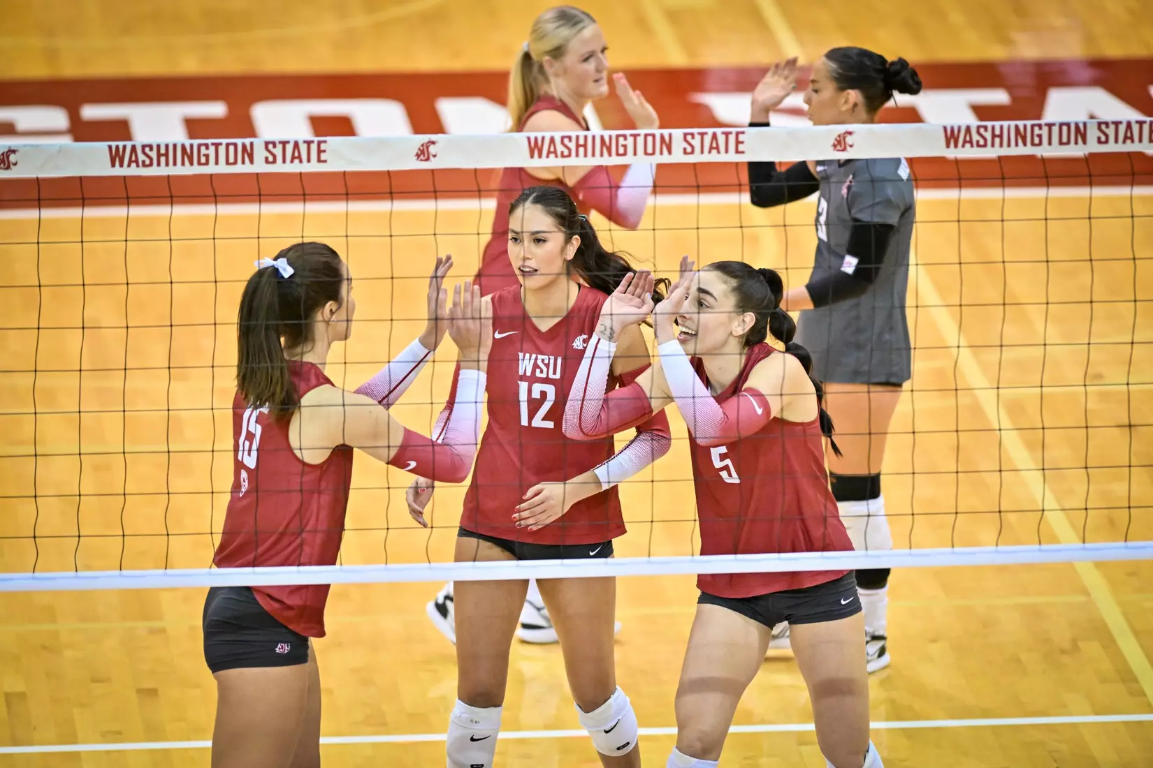 25th-ranked Washington State defeated 24th-ranked Washington, 3-0, on Friday, Nov. 25, 2022, in Bohler Gym.