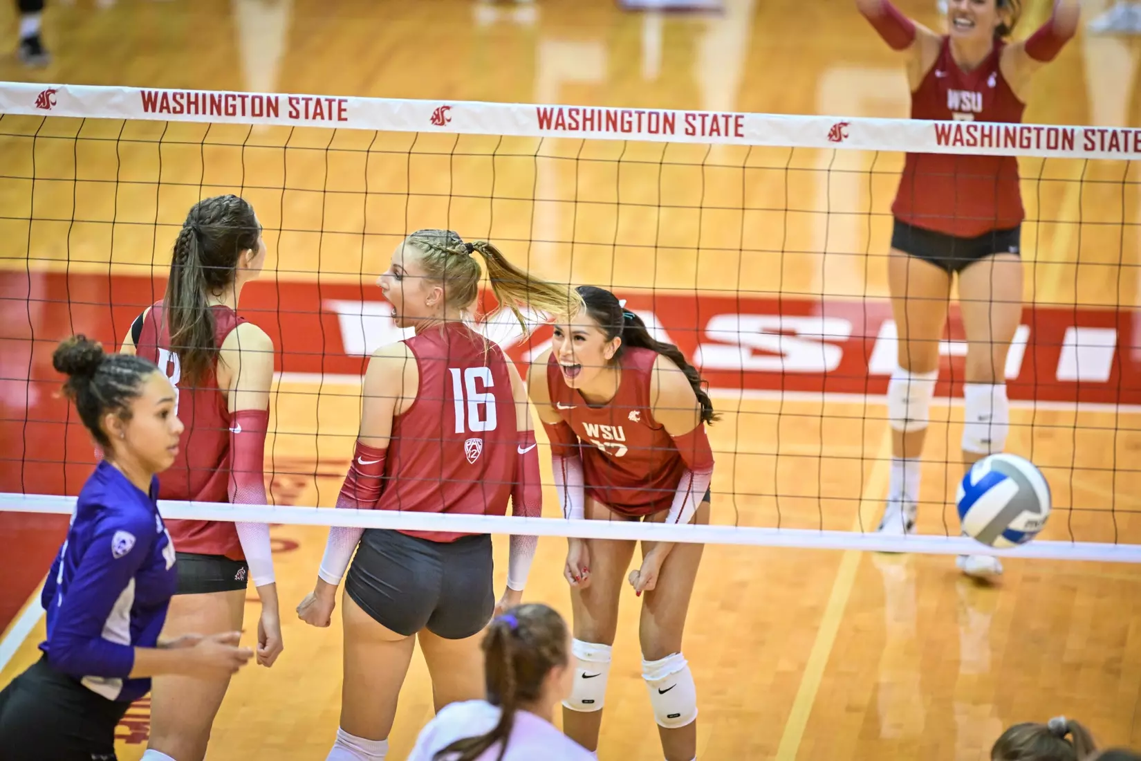 25th-ranked Washington State defeated 24th-ranked Washington, 3-0, on Friday, Nov. 25, 2022, in Bohler Gym.