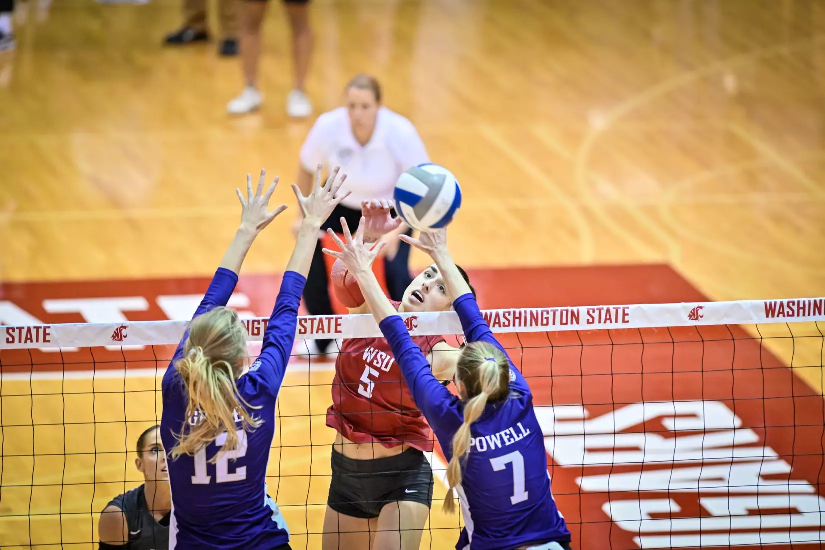 25th-ranked Washington State defeated 24th-ranked Washington, 3-0, on Friday, Nov. 25, 2022, in Bohler Gym.