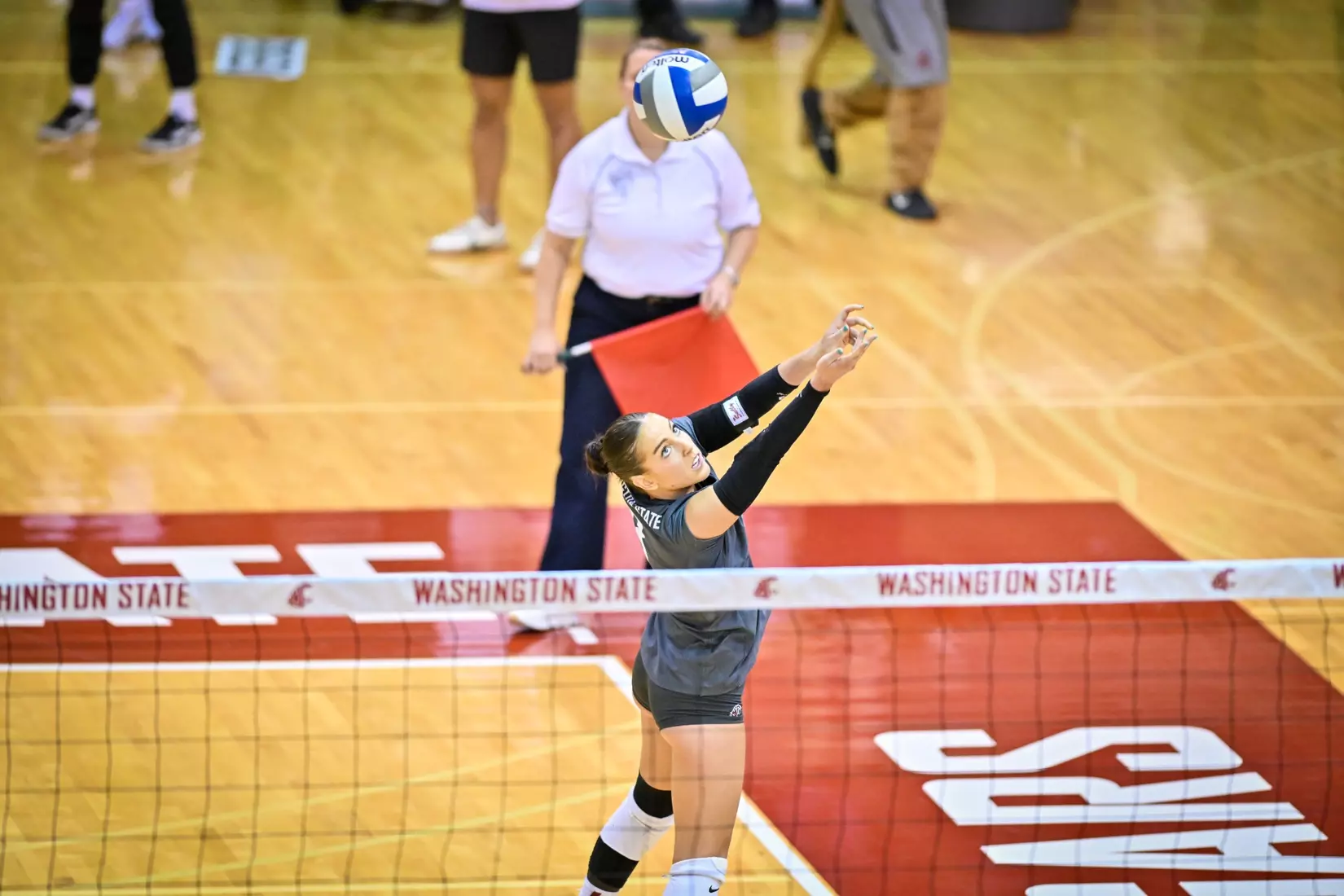 25th-ranked Washington State defeated 24th-ranked Washington, 3-0, on Friday, Nov. 25, 2022, in Bohler Gym.