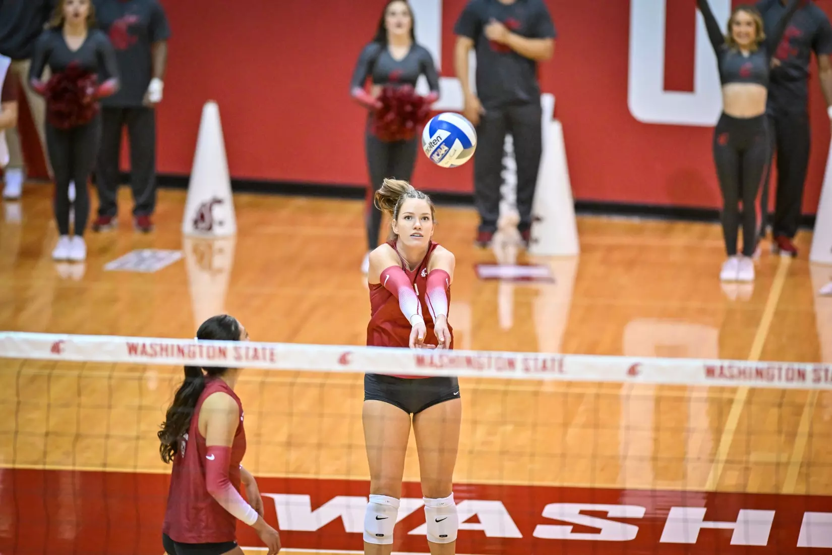25th-ranked Washington State defeated 24th-ranked Washington, 3-0, on Friday, Nov. 25, 2022, in Bohler Gym.