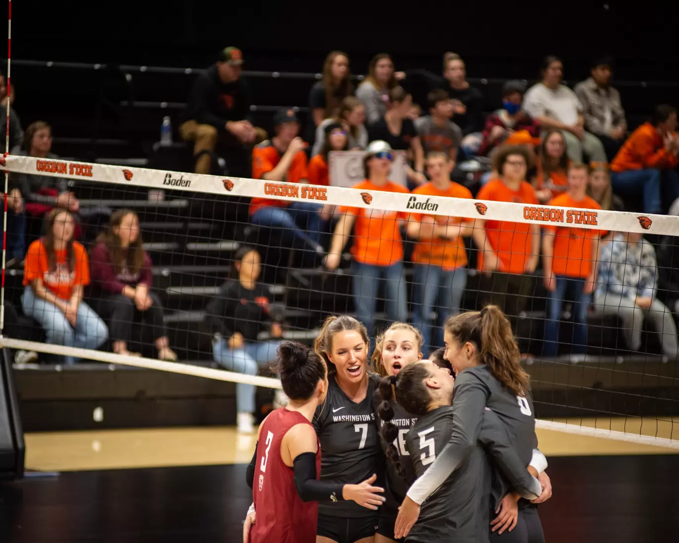 Washington State defeated Oregon State, 3-0, on Friday, Nov. 4, 2022, at Gill Coliseum.