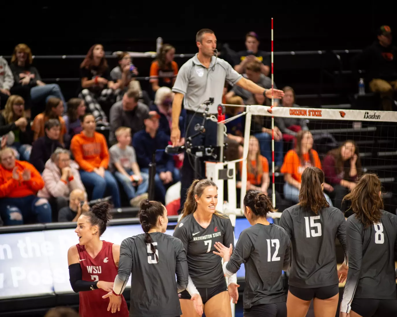 Washington State defeated Oregon State, 3-0, on Friday, Nov. 4, 2022, at Gill Coliseum.