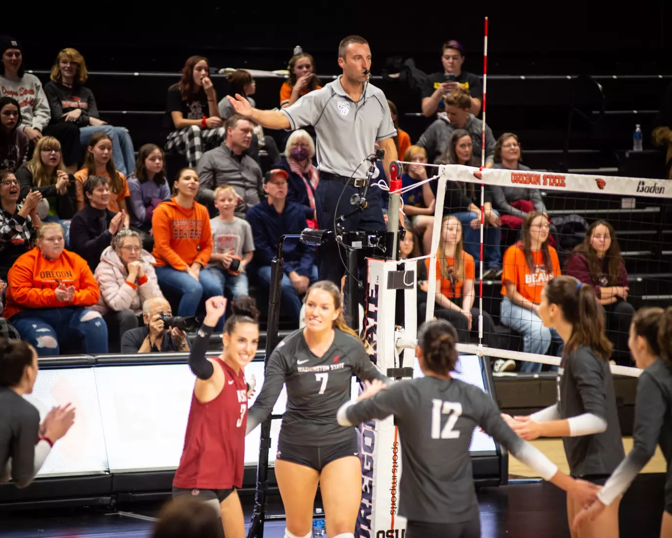 Washington State defeated Oregon State, 3-0, on Friday, Nov. 4, 2022, at Gill Coliseum.