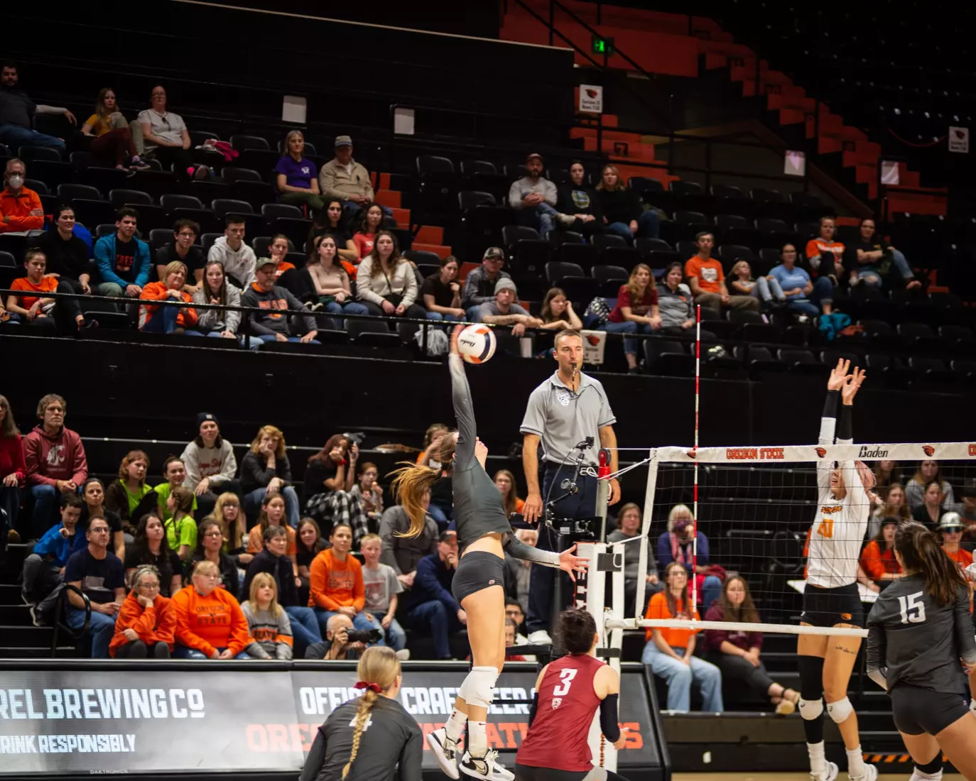 Washington State defeated Oregon State, 3-0, on Friday, Nov. 4, 2022, at Gill Coliseum.
