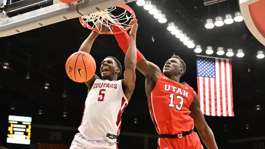TJ Bamba dunks against Utah