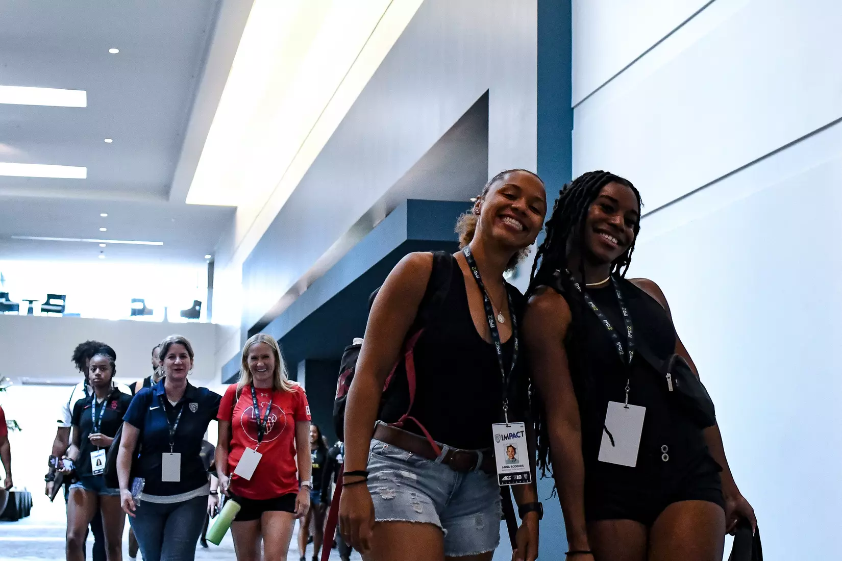 Chris Jackson (football), Anna Rodgers (track & field), and Deputy Athletics Director Ike Ukaegbu attend the Pac-12's ImPACT trip to historic Montgomery & Selma, Alabama.