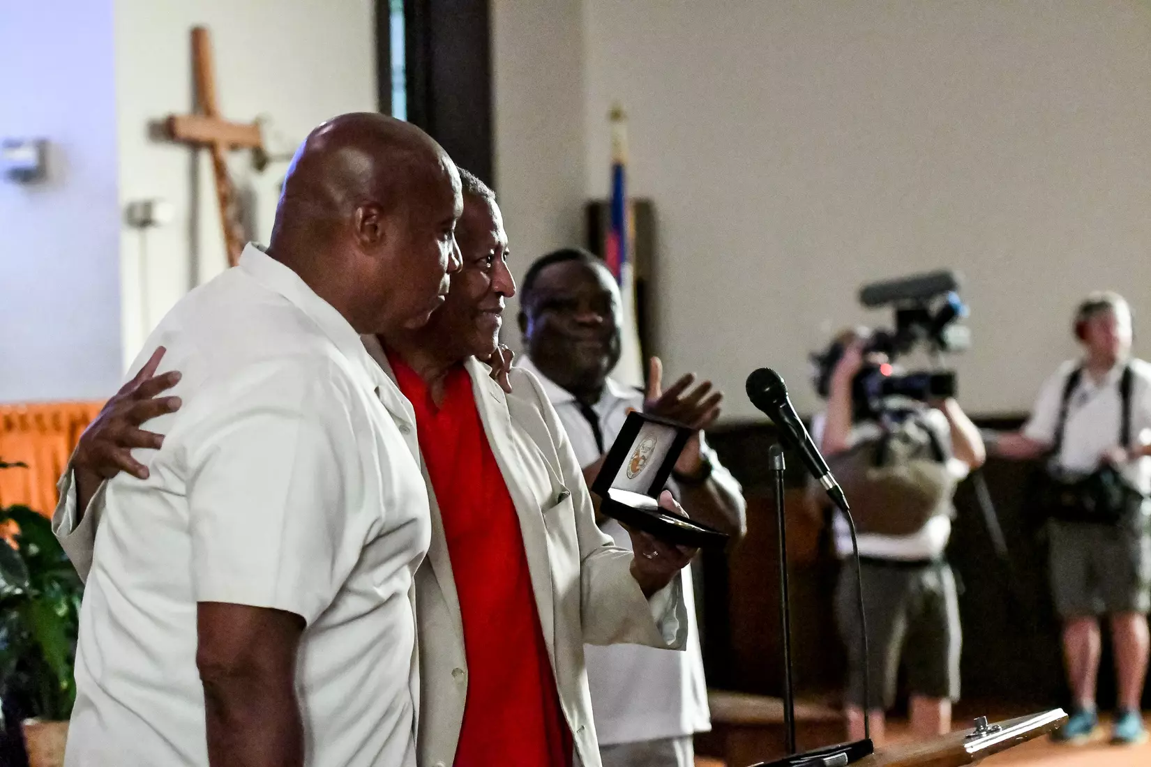 Chris Jackson (football), Anna Rodgers (track & field), and Deputy Athletics Director Ike Ukaegbu attend the Pac-12's ImPACT trip to historic Montgomery & Selma, Alabama.