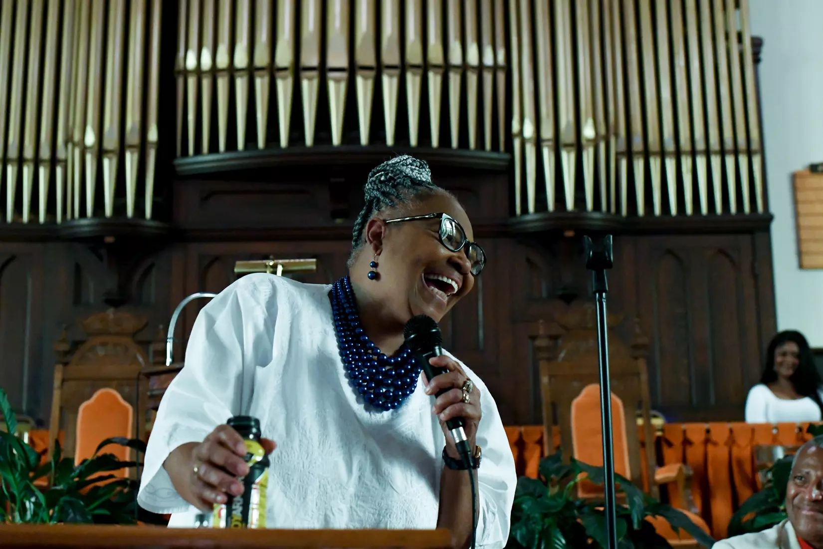 Chris Jackson (football), Anna Rodgers (track & field), and Deputy Athletics Director Ike Ukaegbu attend the Pac-12's ImPACT trip to historic Montgomery & Selma, Alabama.