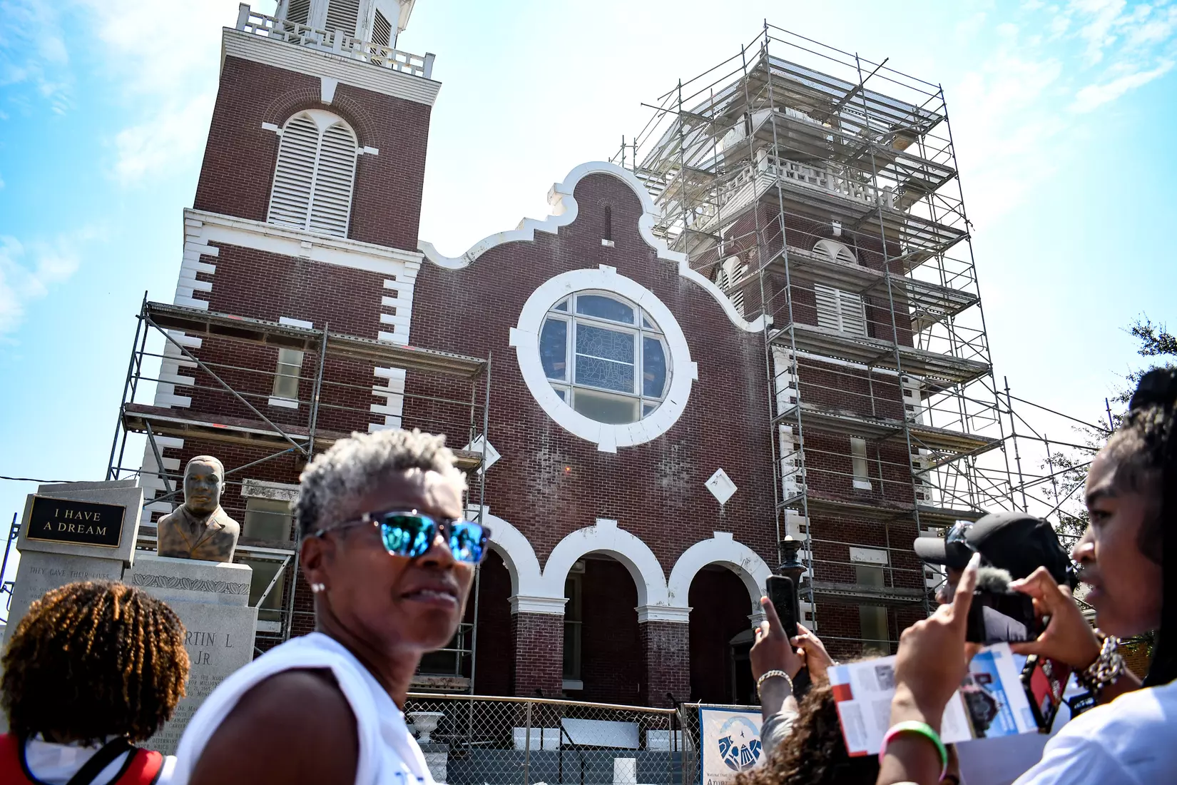 Chris Jackson (football), Anna Rodgers (track & field), and Deputy Athletics Director Ike Ukaegbu attend the Pac-12's ImPACT trip to historic Montgomery & Selma, Alabama.