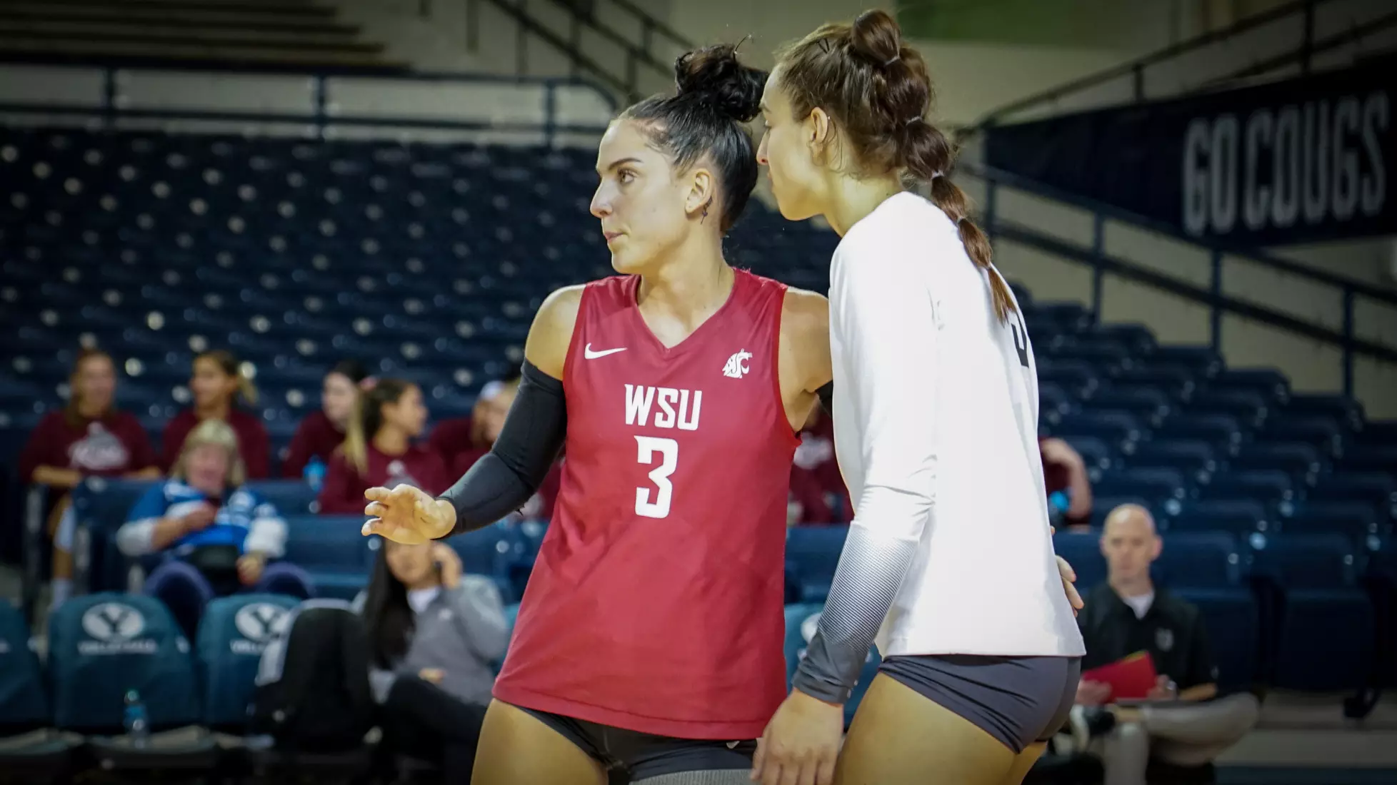 WSU volleyball season opener vs Duke at the BYU doTERRA Classic at the Smith Fieldhouse in Provo, Utah.